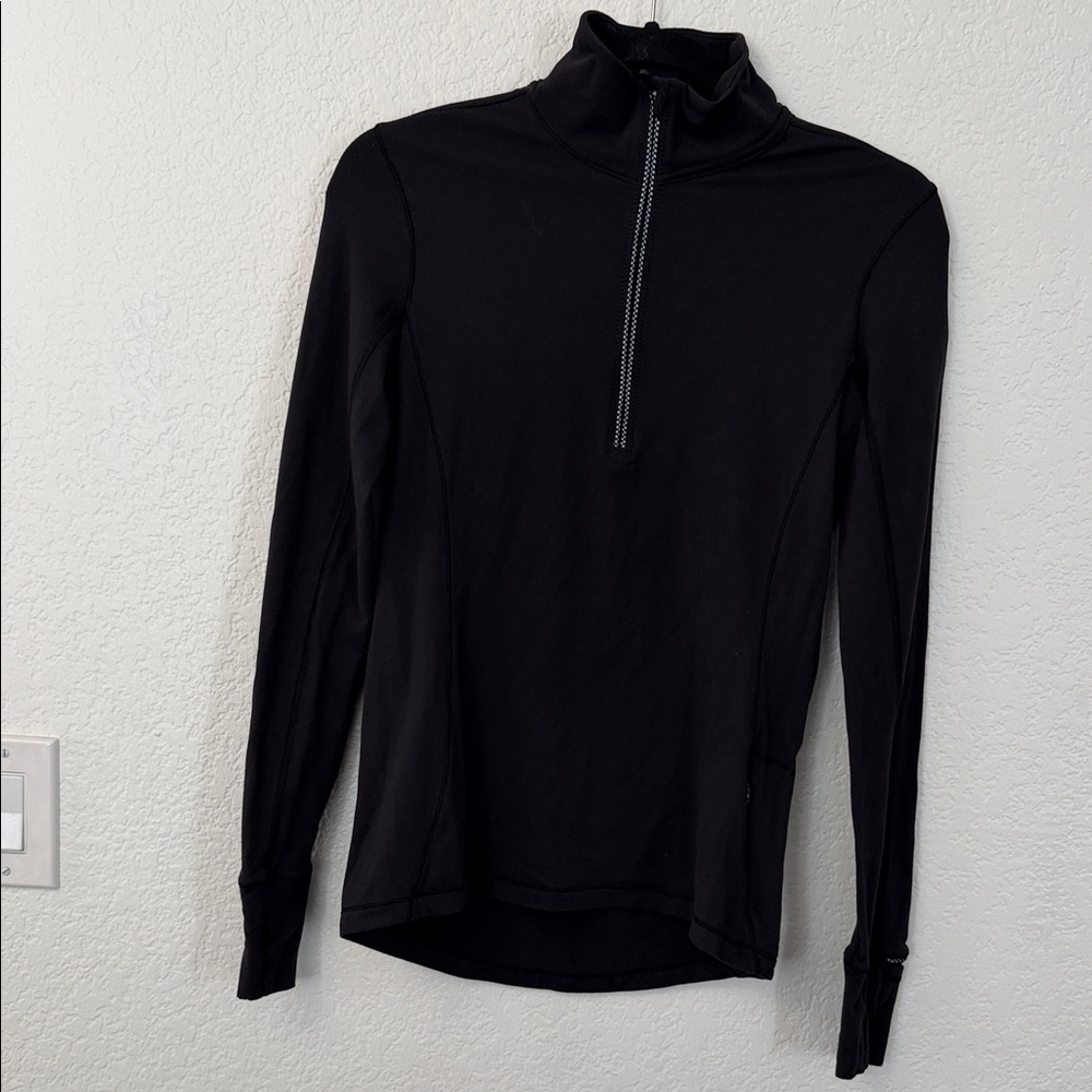 lululemon athletica Black Crew Neck Sweater